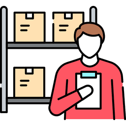 Warehouse racks and delivery vehicles